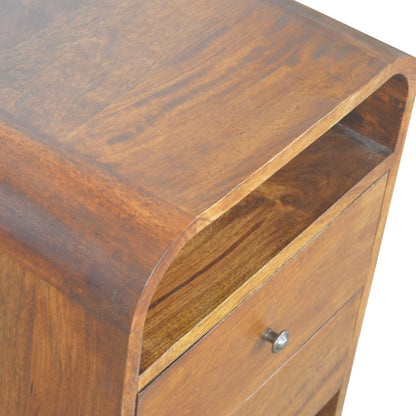 Oslo Chestnut 2-Drawer Nightstand