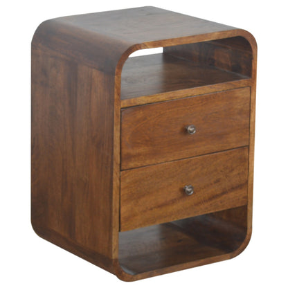 Oslo Chestnut 2-Drawer Nightstand