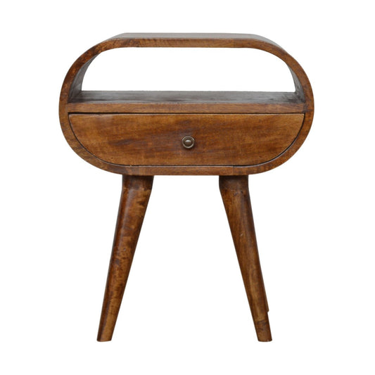 Chestnut Ridge Round 1 Drawer Nightstand