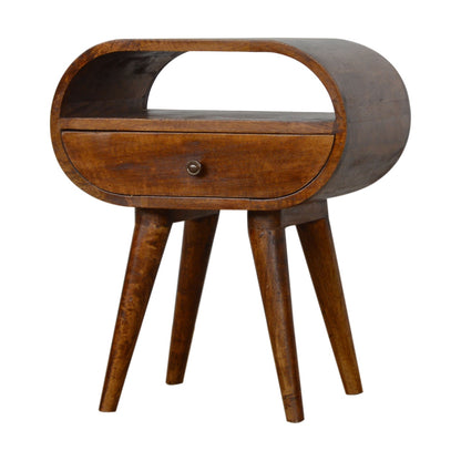 Chestnut Ridge Round 1 Drawer Nightstand