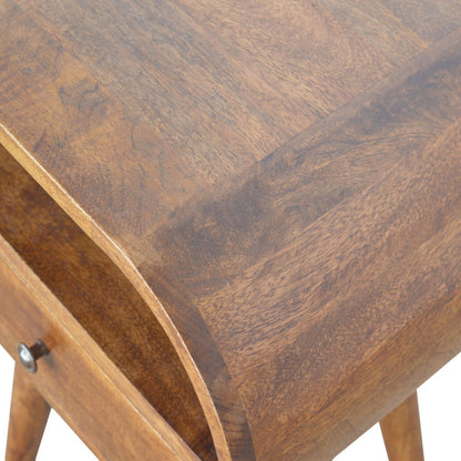 Chestnut Ridge Round 1 Drawer Nightstand