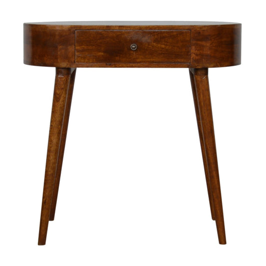 Nordic Albion Chestnut 1 Drawer Console Table