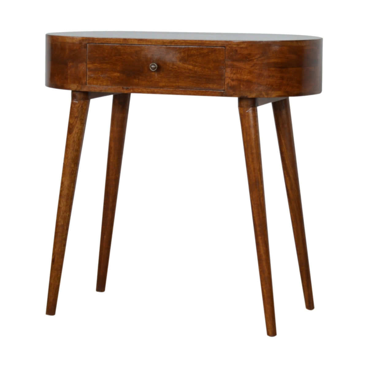 Nordic Albion Chestnut 1 Drawer Console Table