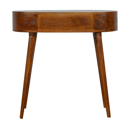 Nordic Albion Chestnut 1 Drawer Console Table