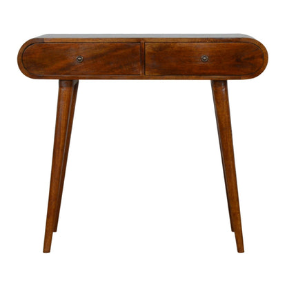 Chestnut Ridge 2 Drawer Arch Console Table