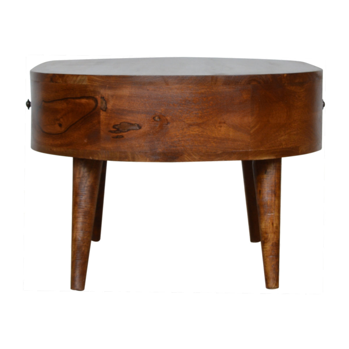 Chestnut Ridge 2 Drawer Rounded Coffee Table